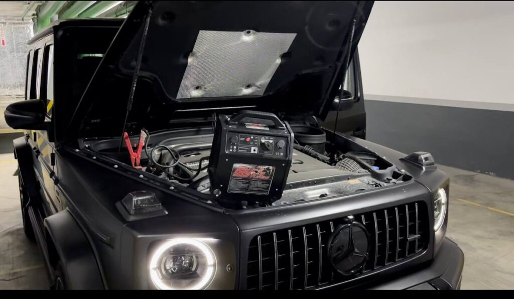 прикурить мерседес гелик g63