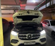 Открыть Mercedes GLS Мерседес ГЛС с севшим аккумулятором
