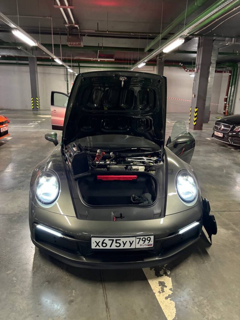 прикурить Порше 911