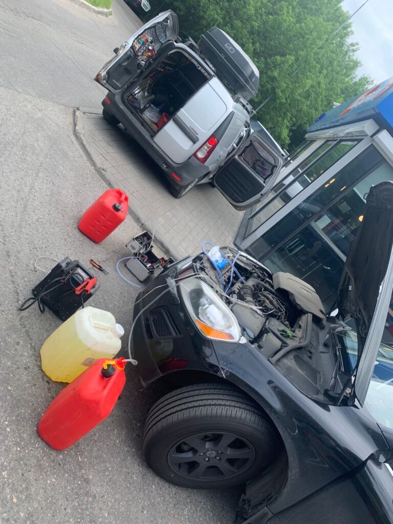 Аварийный слив топлива из бака