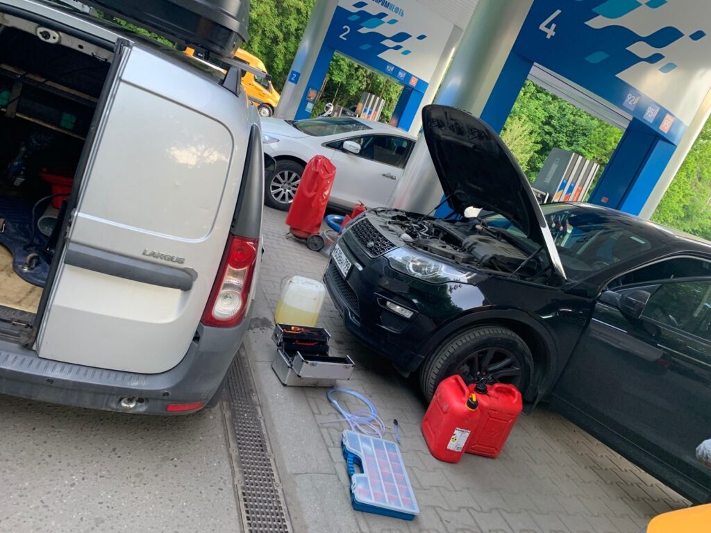 Аварийный слив топлива из бака